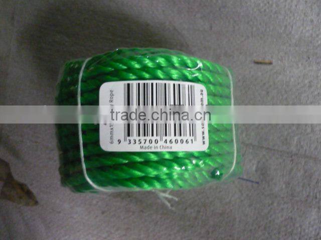colorful pp twist rope