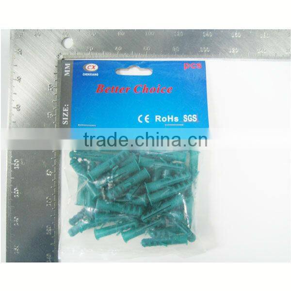 Plastic anchor Wall Plug With Red Color