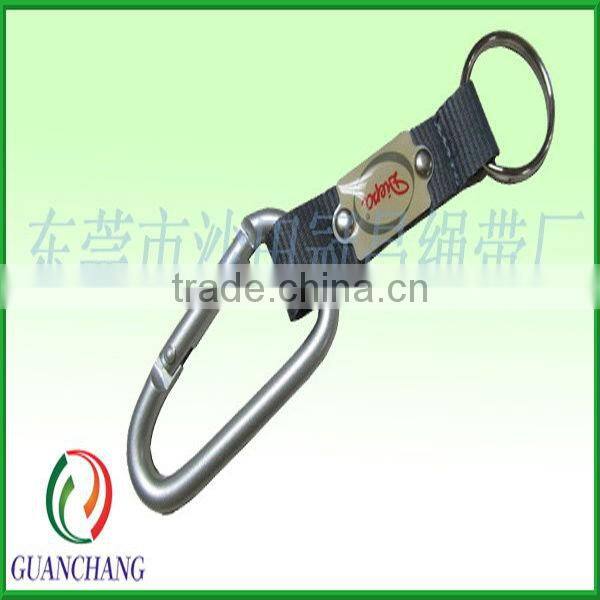 Climbing carabiner short lanyard