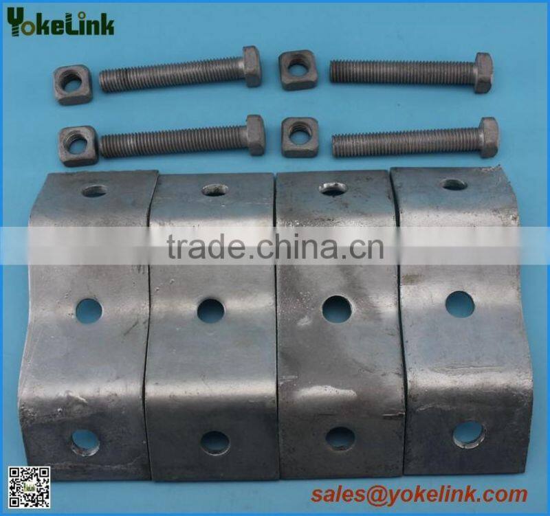 Customized OEM manufacturer hot dip galvanized adjustable pole band