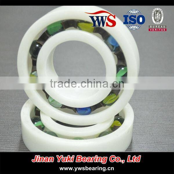 smooth running plastic POM 623 deep groove ball bearing