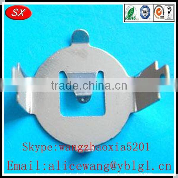 Nickel plating/copper/stainless steel 4 aa battery holder,coin cell battery holder,cr2477 battery holder