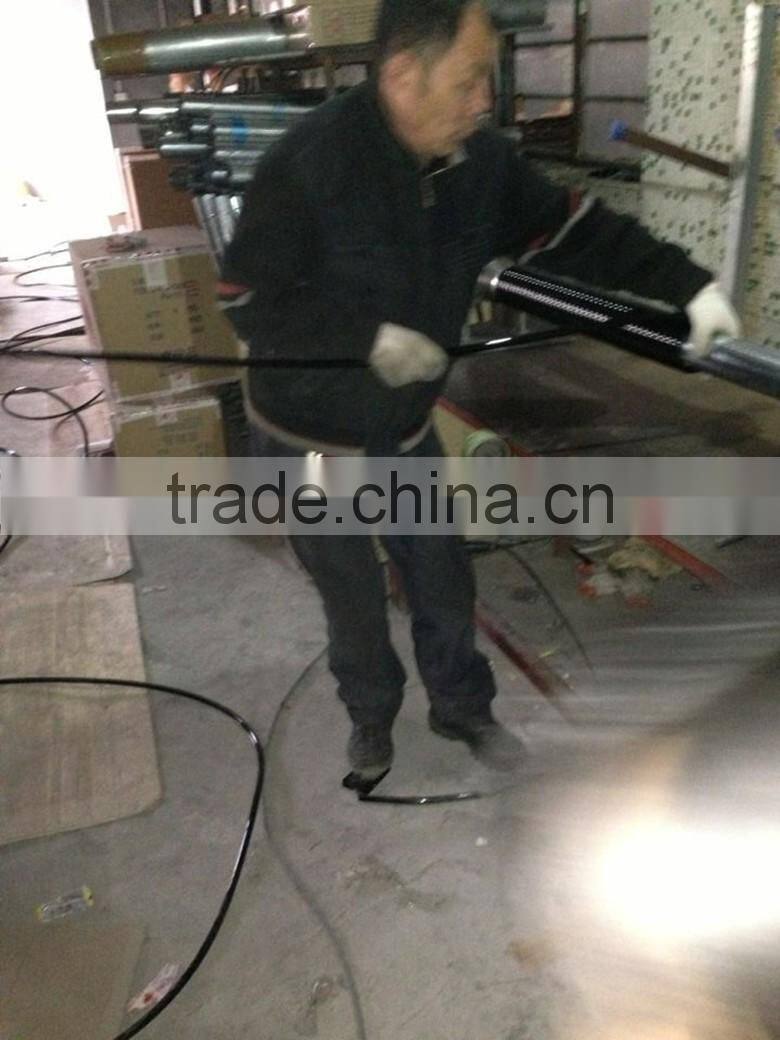 7/16" Black Coil Water Tube With 3/4'' N.H.75 Fitting Ends,Pneumatic fitting