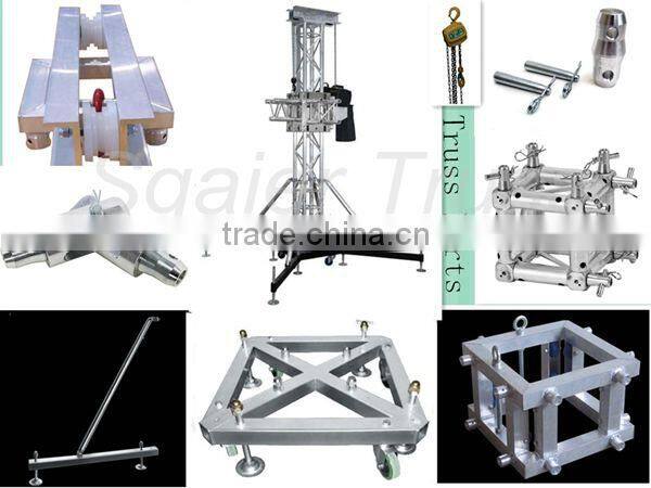 Aluminum arch roof truss ,curve roof truss 4 pillar 12m by 10m for sale