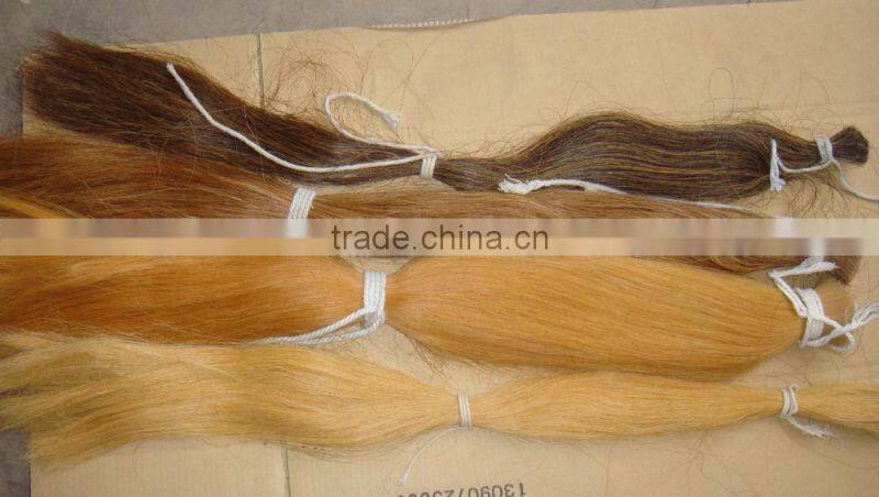 Horse tail extensions for sell with cap fake horse tail for sell