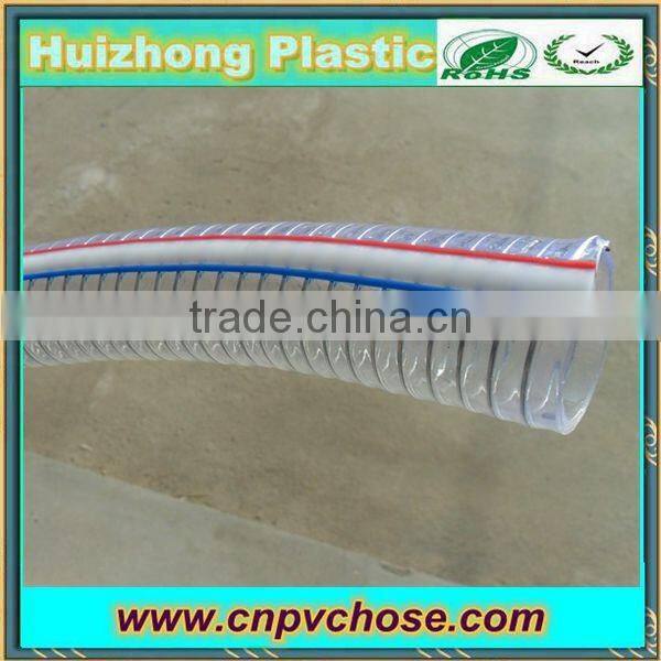 pvc spiral steel wire reinforced hose