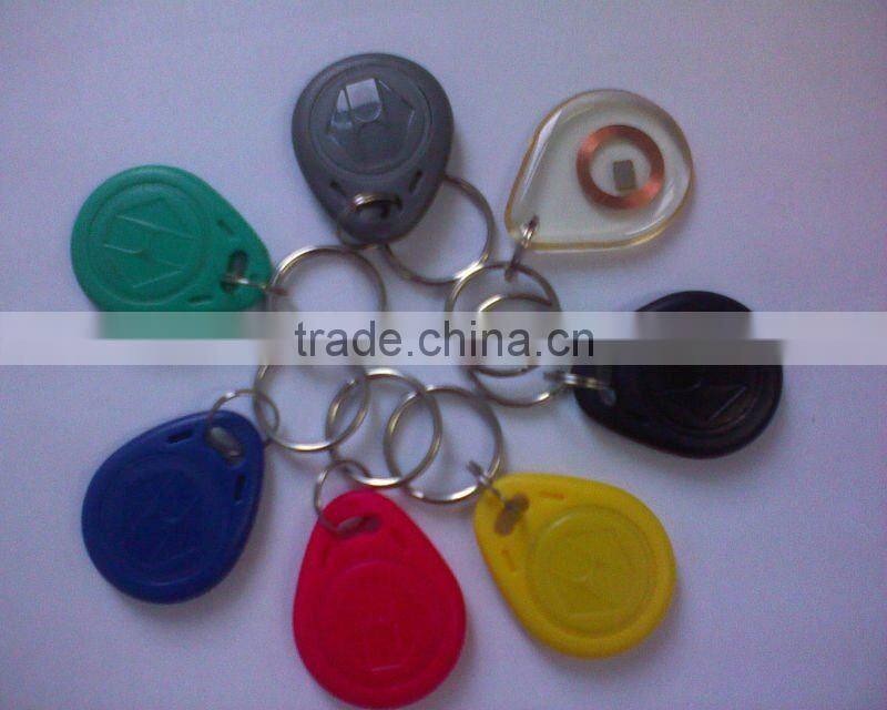 HF 13.56mhz key fob with waterproof material