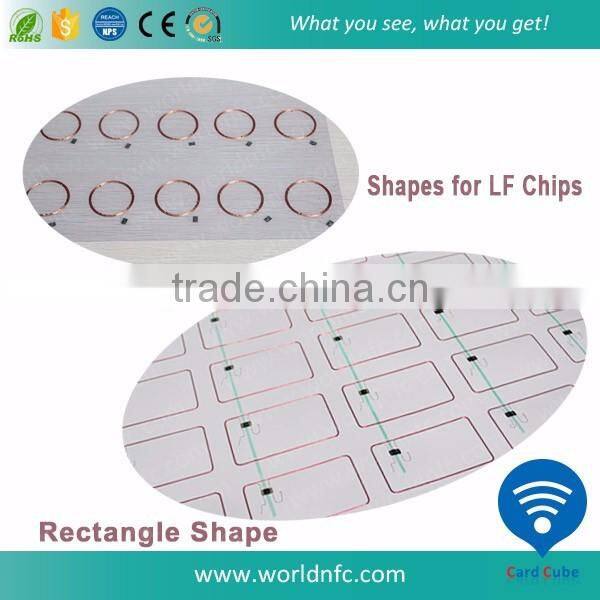 PVC 5*5 Ultralight RFID Inlay Sheet