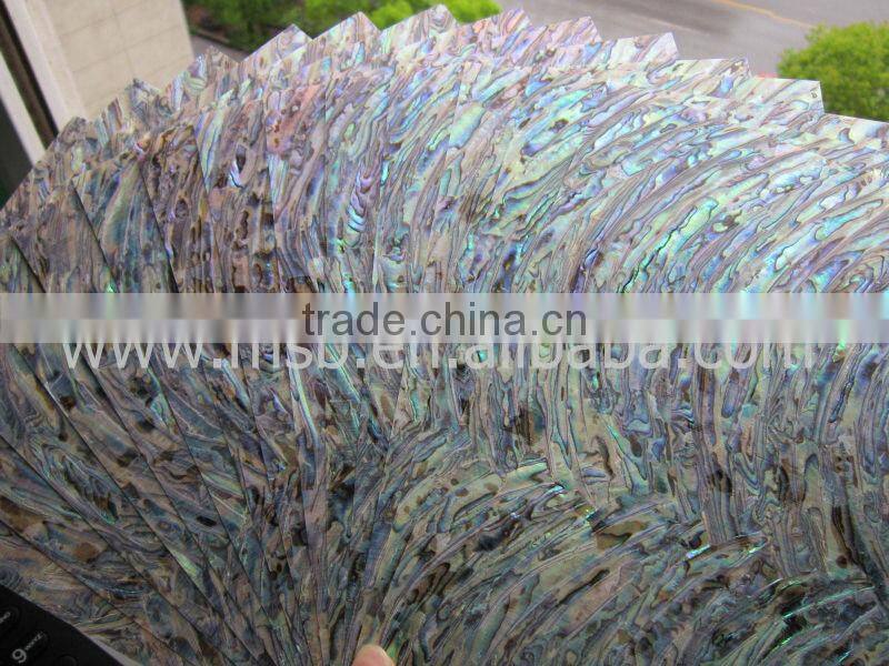Thick New Zealand green abalone shell paper self-adhesive shell paper ,shell laminate