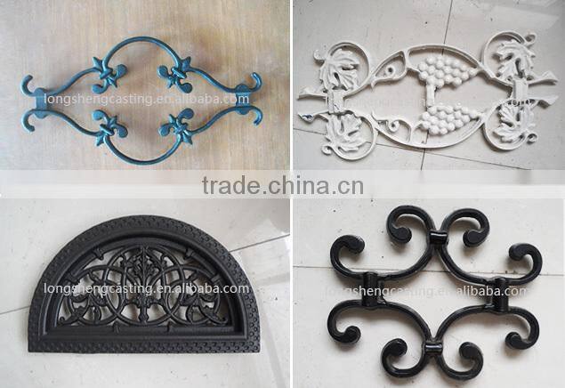 aluminum cast crafts / ornamental cast aluminum parts/wholesale craft metal flower