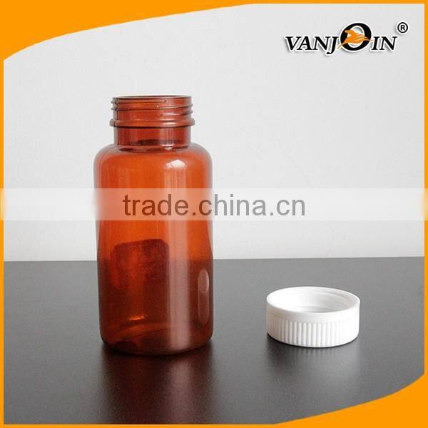 7 oz Amber Pharmacy Vials Pill Bottle Plastic Prescription