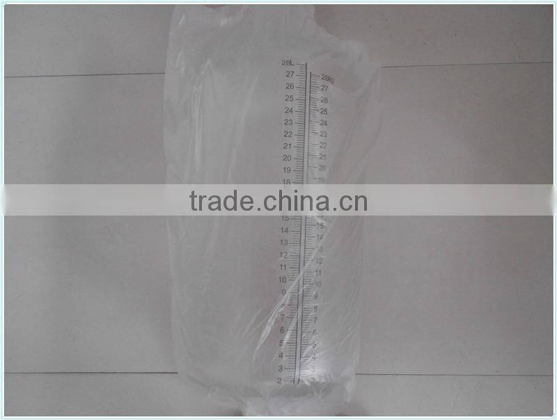 Glass Milk Meter in the Milking Parlor