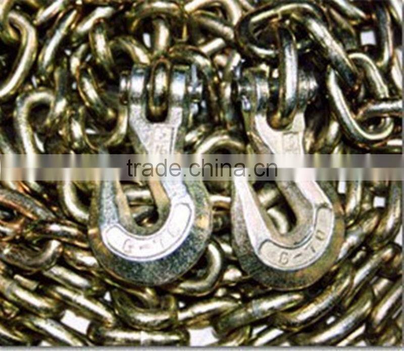 Best selling Standard alloy welded G80 hook chain