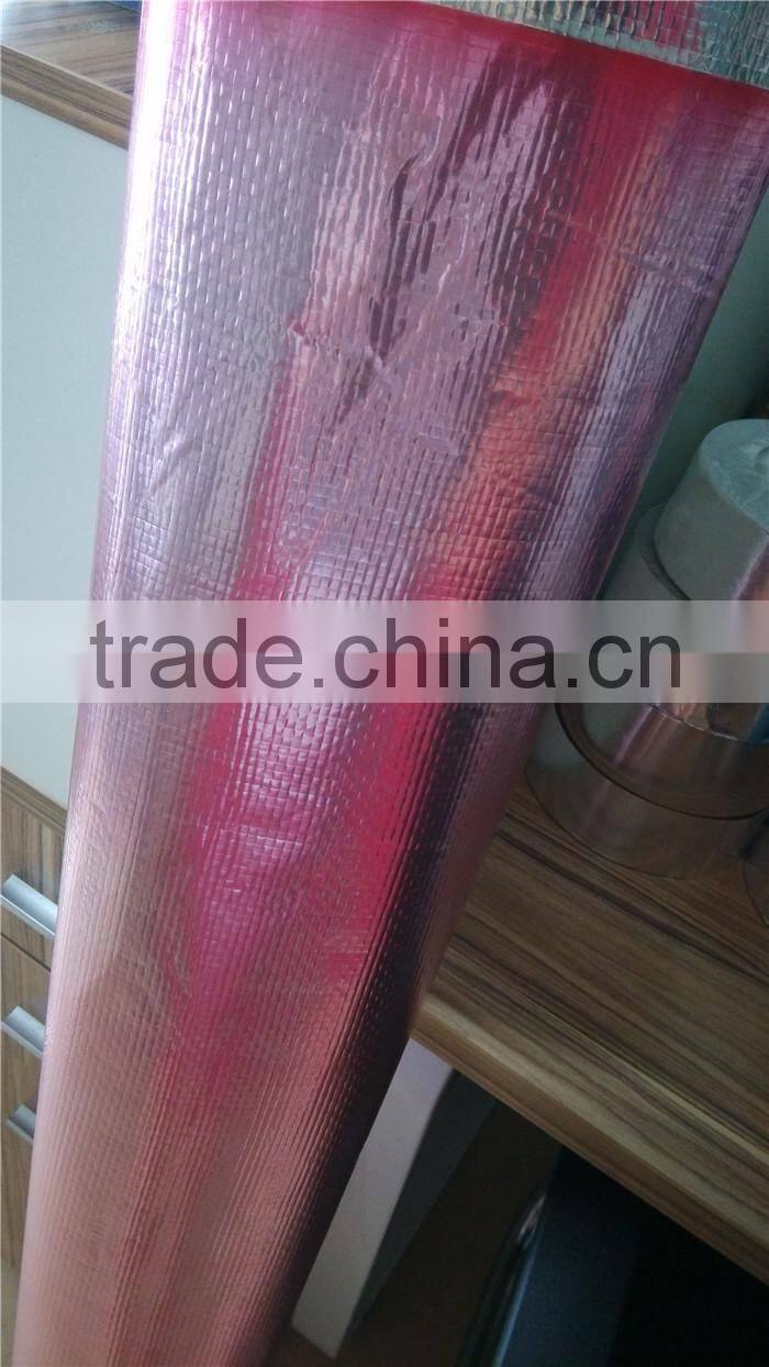 Matelized film +PE for laminating, foil coated tarpaulin
