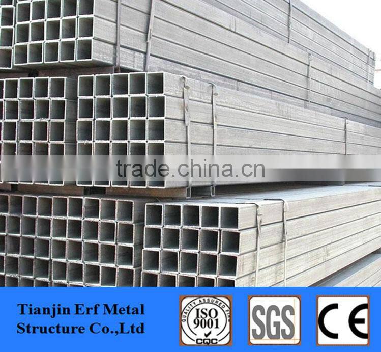 Construction material wholesale Hot Dipped Galvanized Square tube