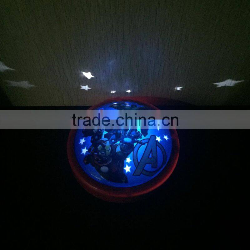 Cartoon Projecting LED Touch Wardrobe Lamp Light