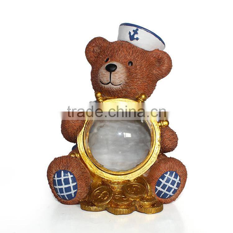 Bear shape mini money box