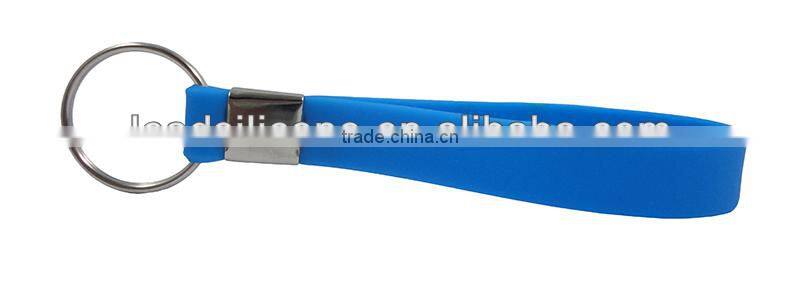 2014 newly silicone wristband keychain
