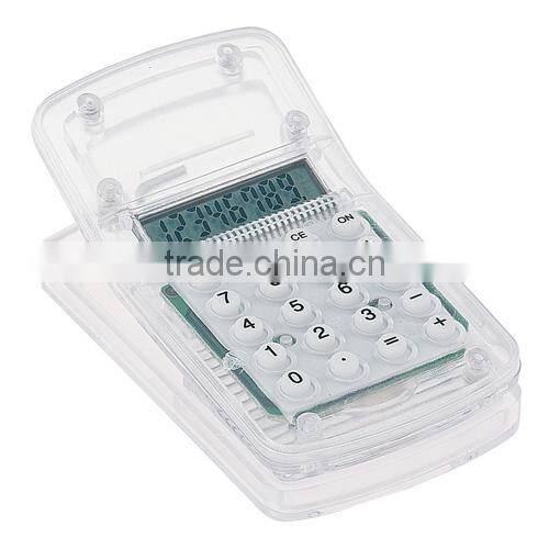 New arrival novelty plastic digital calculator with clip