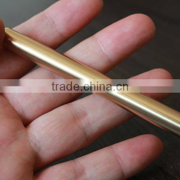 Retro Brass Signature Pen, Portable Hand-Polished Copper Pen Handmade