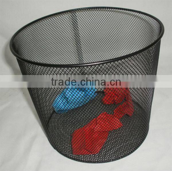 Metal Mesh Office Paper Waste Bin