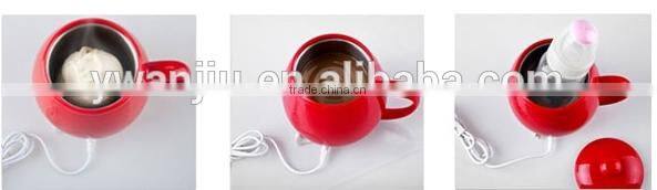 Supply Creative fashion Cute cartoon rabbit USB stainless steel thermos cup / heating cup