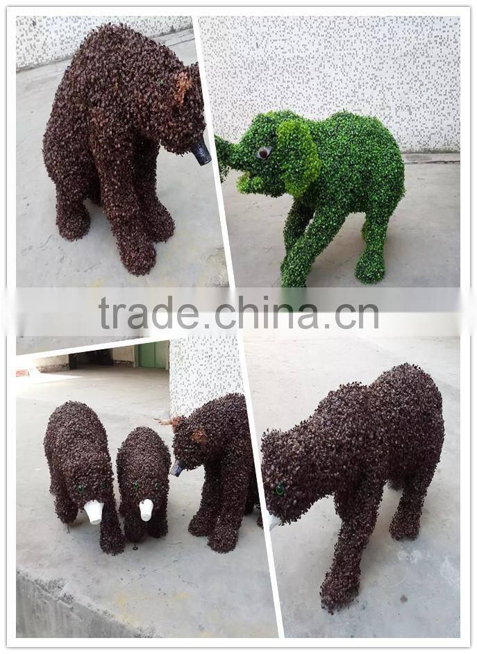 wholesale artificial green sculpture simulation animal
