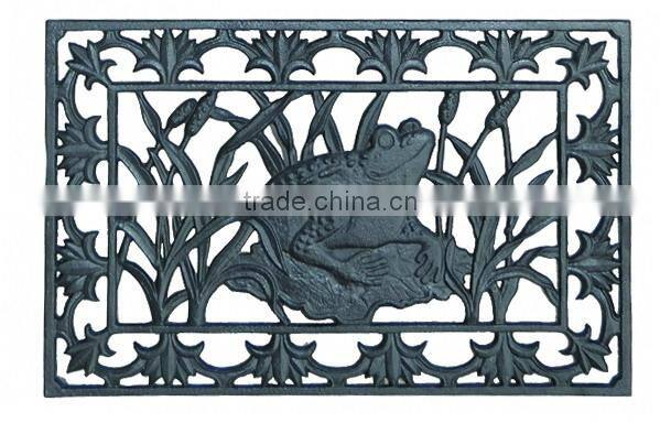 Sales well cast iron rectangle door mat factory/company/maker/supplier