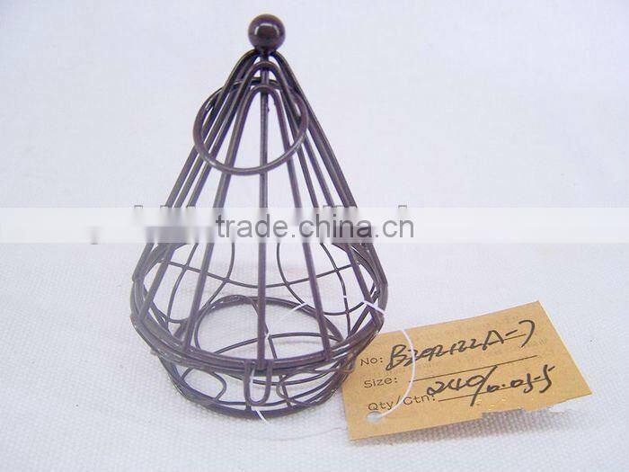 Wire Chocolate gif packaging box with round bottom for Christmas decor