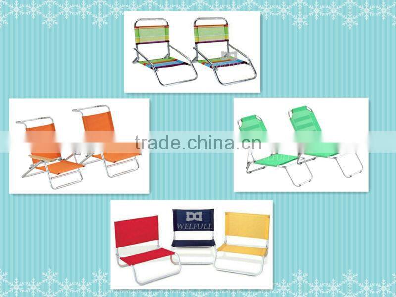 Breathe fabric beach chair folding for summer