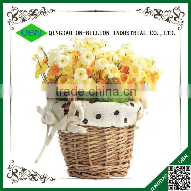 Cute wedding artificial mini gift flower basket