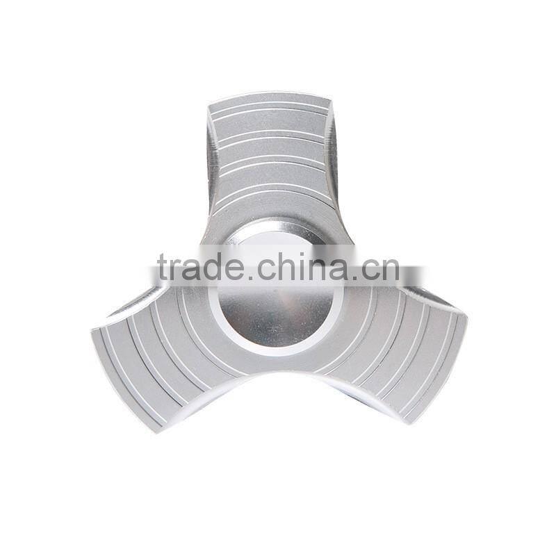 Wholesale metal Hand Finger spinner aluminum alloy tri Fidget Spinner