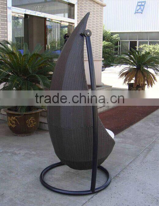 Outdoor rattan wicker swing chair