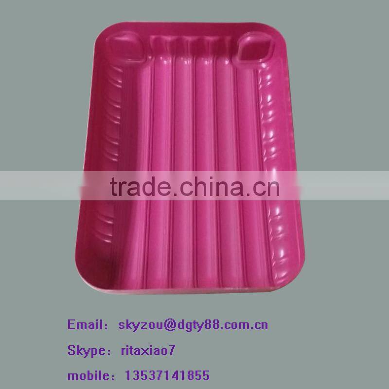 custom made thermoform ABS plastic vacuum forming luggage shell