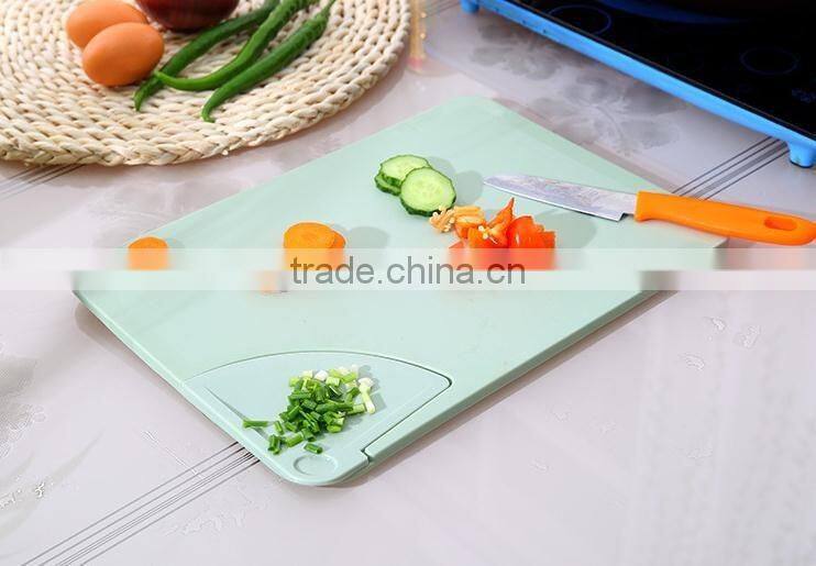 Multi-function plastic two-in-one cutting board
