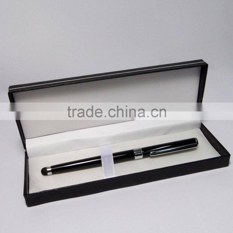 610204 high quality promotional rubber tip metal stylus pen for business