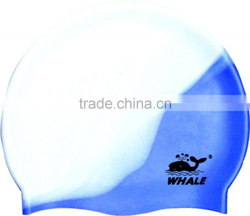 Multi colors fashionable swimming caps with customized logo(CAP-201)