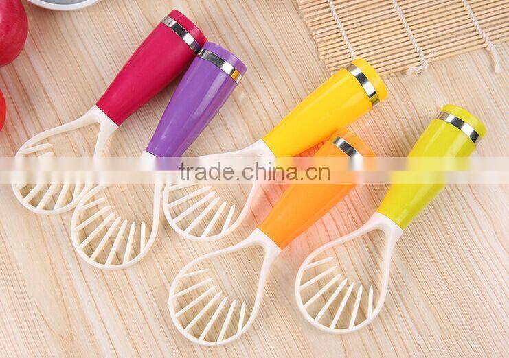 Multifunction Food grade Plastic Fruit Corer / Pitter and Slicer