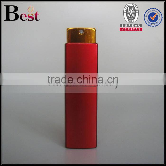 10ml 20ml 35ml cosmetic atomizer perfume spray bottle red color perfume spray bottle square glass spray perfume bottle 20ml