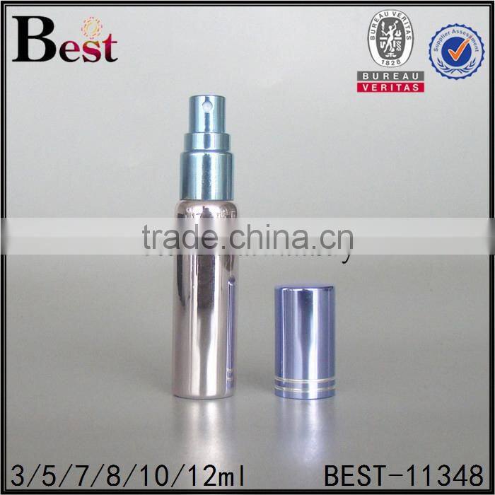 Shanghai Best 20ml perfume spray bottle amber color perfume spray bottle round shape glass spray perfume bottle 20ml