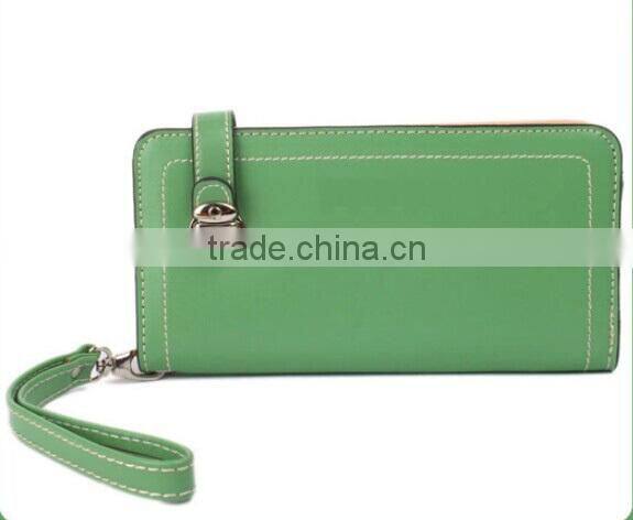 Leather Handle Wallet Case for Lady
