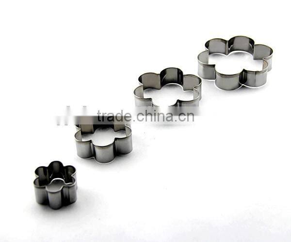 new come cake decorating tools Daisy flower cookie cutter set 100% food grade wholesale baking tools