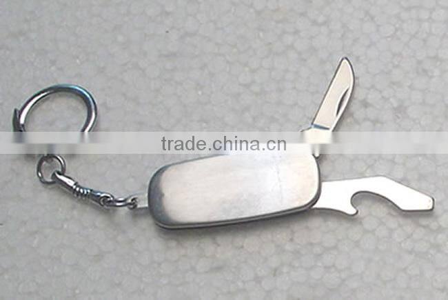 Multifunction knife 2 in 1 key chain promotional gifts