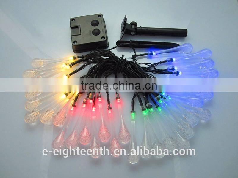 2016 new hot sale Solar 20LED Fairy String Light For Christmas Wedding Party Garden Tree Decoration