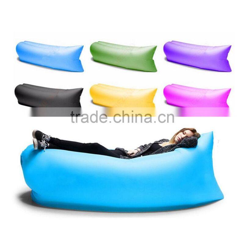 2016 Portable Sofa Lazy Sofa Fast Inflatable Air Sleeping Bag Camping Bed Beach