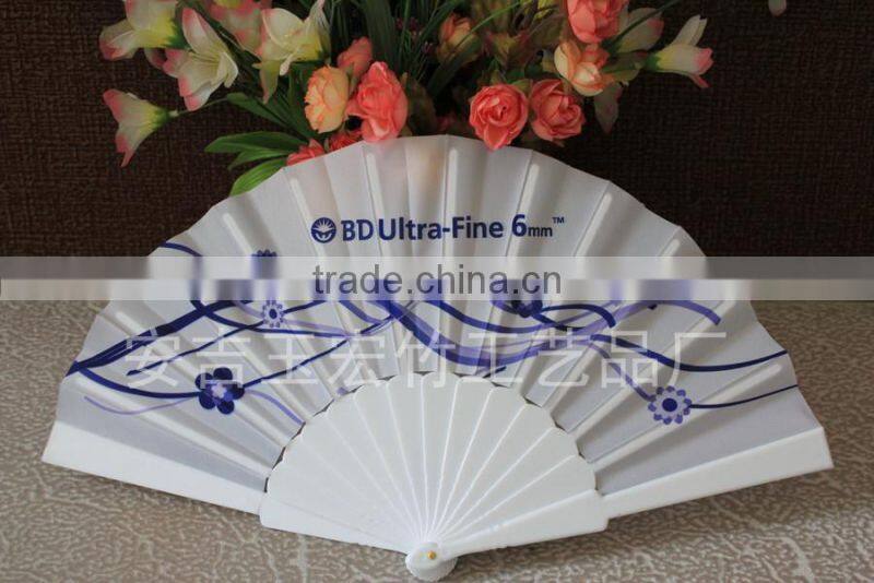 Factory wholesale fabric hand held fan