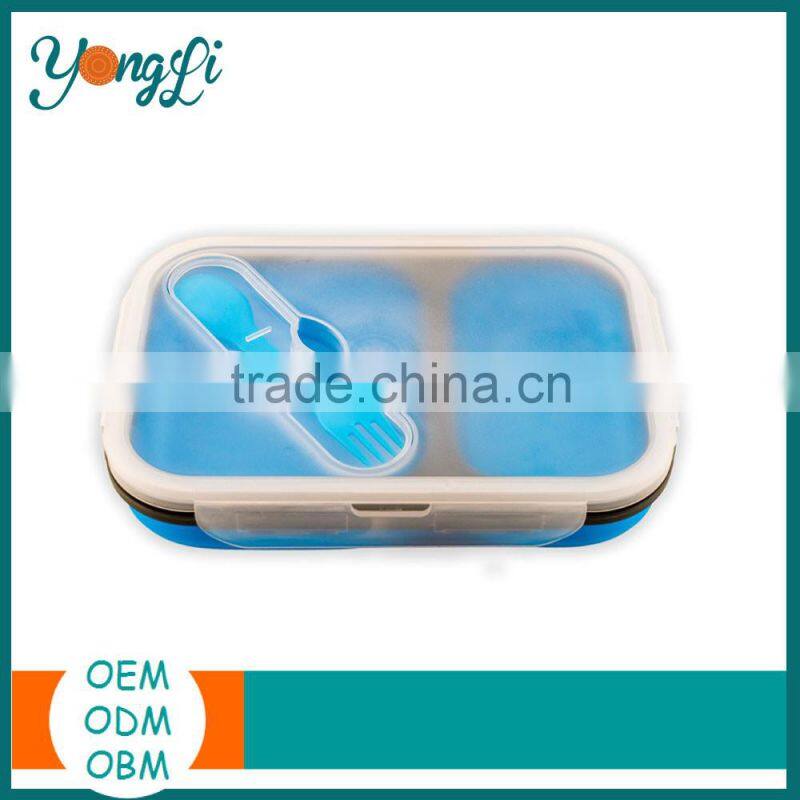 Japanese Silicone Divided Plastic Food Container