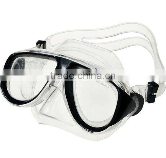 Made in china factory wholesales oem colors diving mask and snorkel