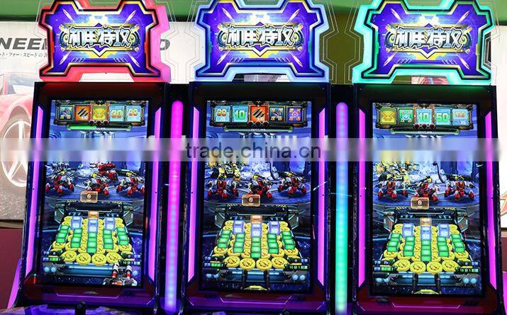 More attactive coin operated Robot Attack amusement redemption lottery game machine for sale