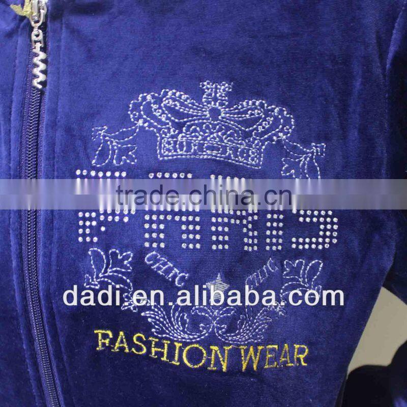 Velvet Tracksuits Suits Designs For Women 2017